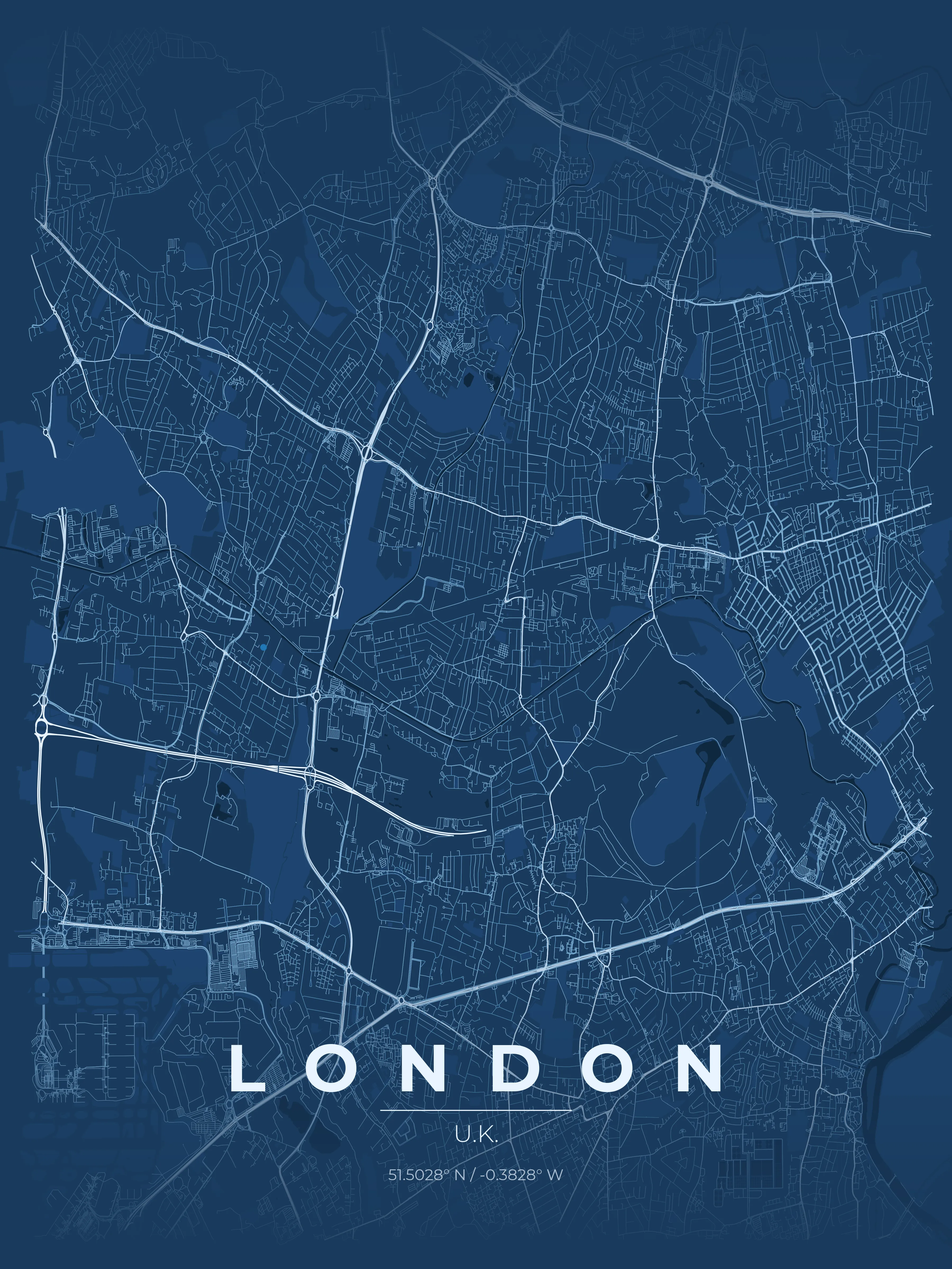 Street map of London